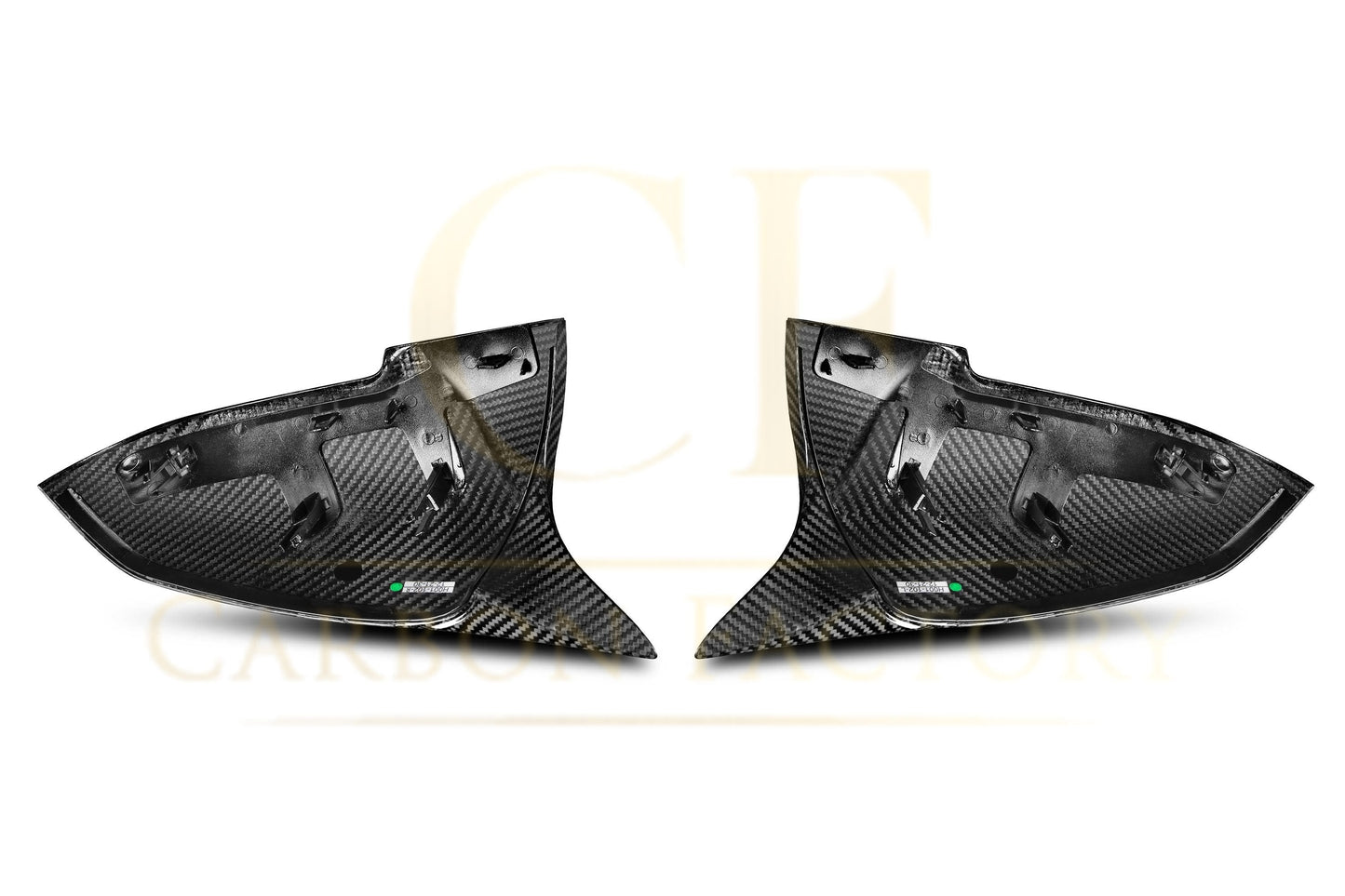 BMW 4 Series F32 F33 F36 V Style Pre-Preg Carbon Fibre Replacement Mirror Covers 12-20 by Carbon Factory-Carbon Factory