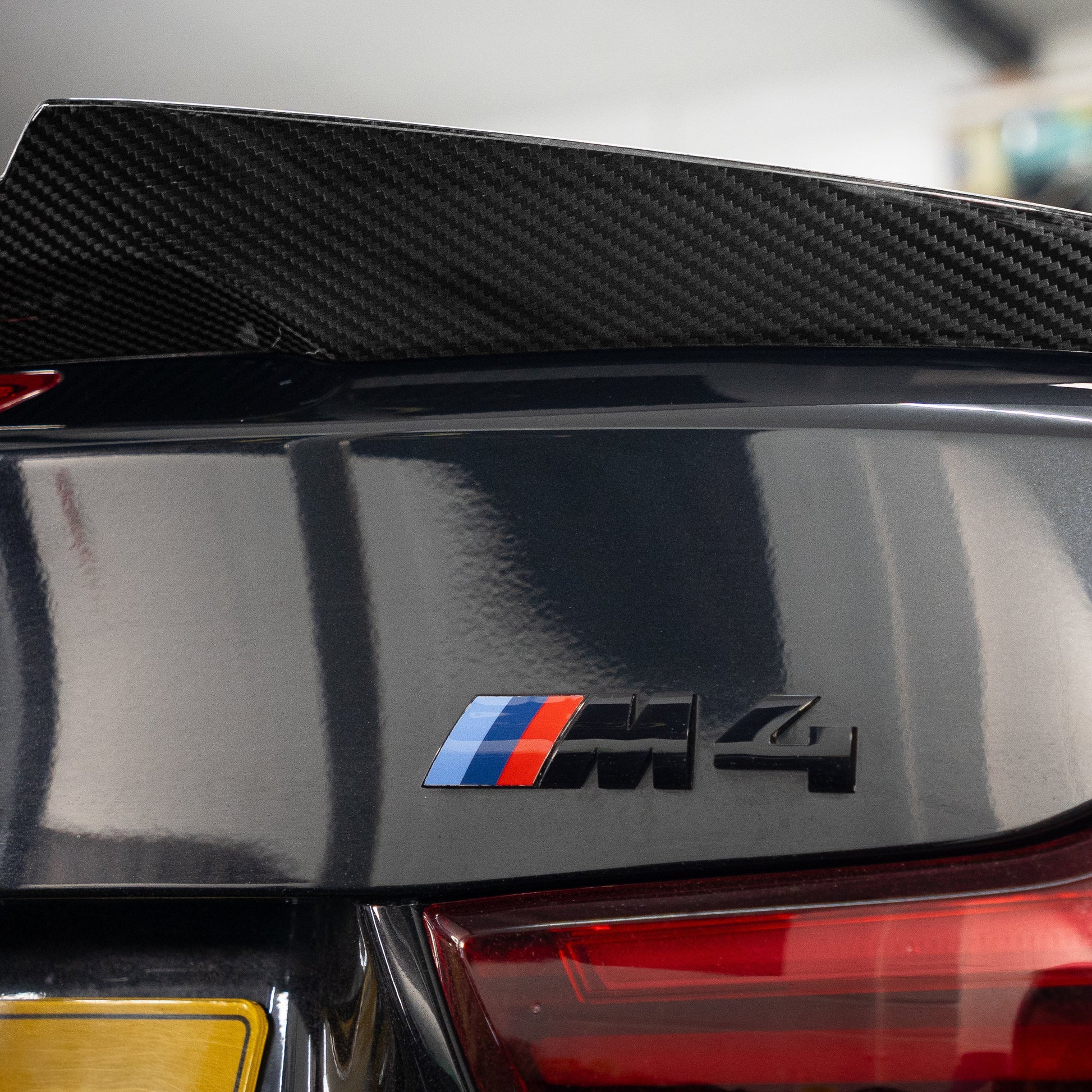 BMW 4 Series F33 Convertible inc F83 M4 V Style Pre-preg Carbon Fibre Boot Spoiler 14-20-Carbon Factory