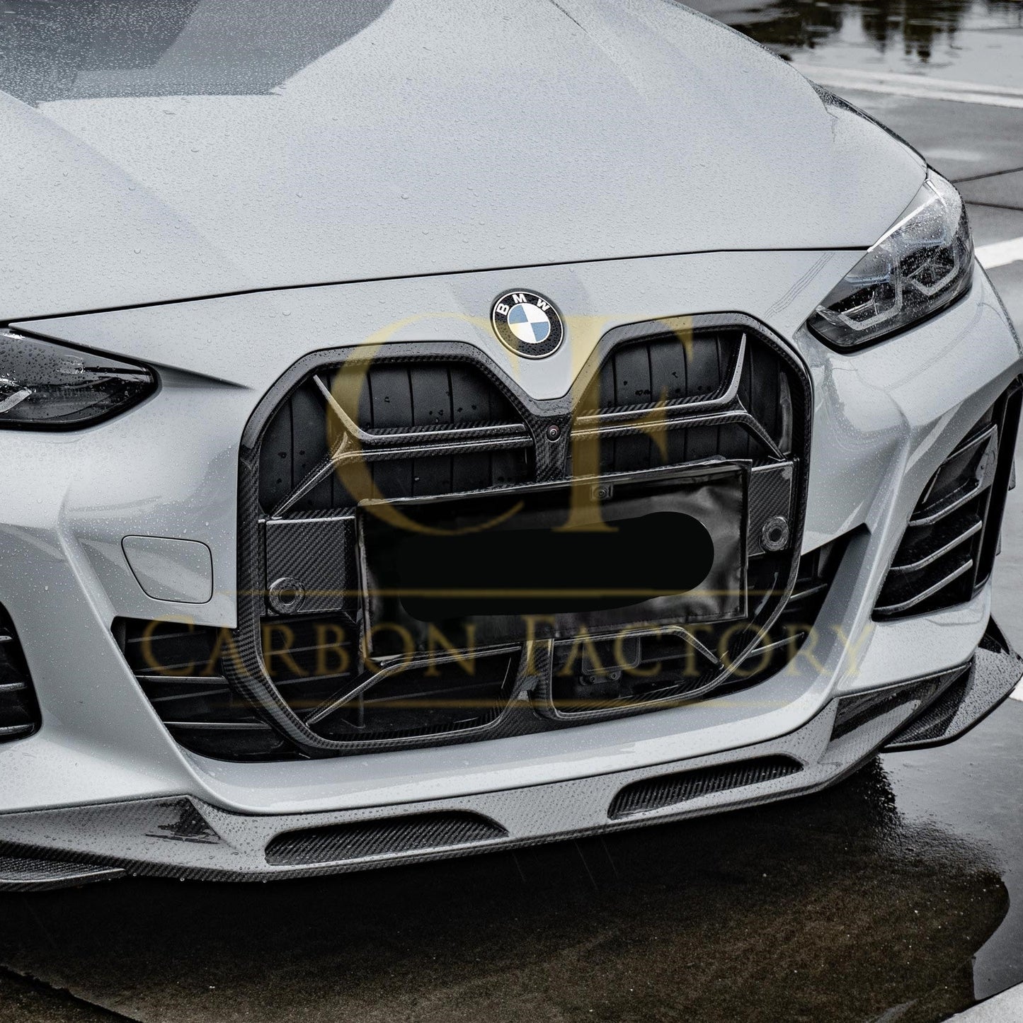 BMW 4 Series G26 CSL Style Pre-Preg Carbon Front Grille 20-Present-Carbon Factory