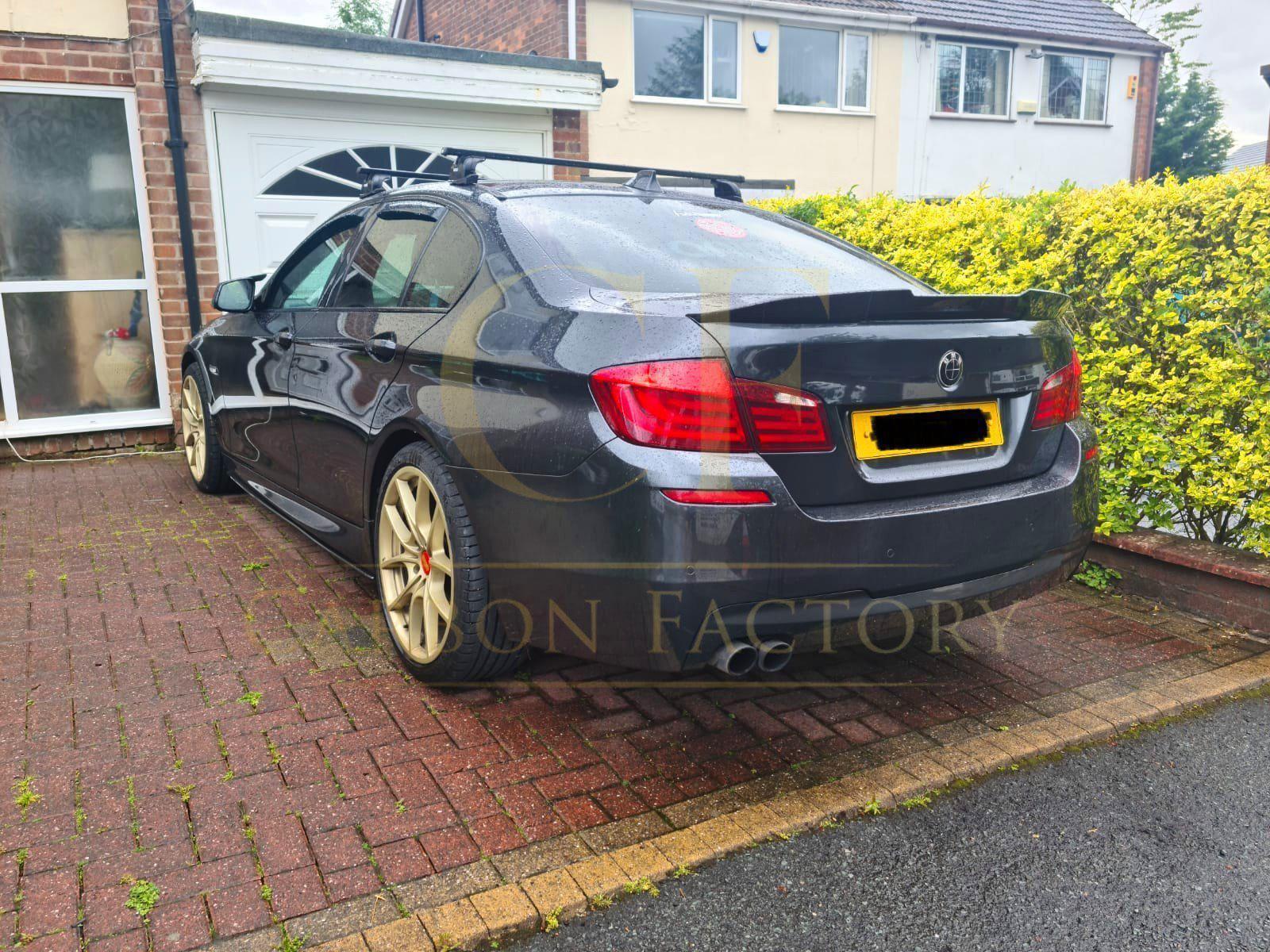 BMW 5 Series F10 inc M5 Carbon Fibre Boot Spoiler PSM Style 10-17 by Carbon Factory-Carbon Factory