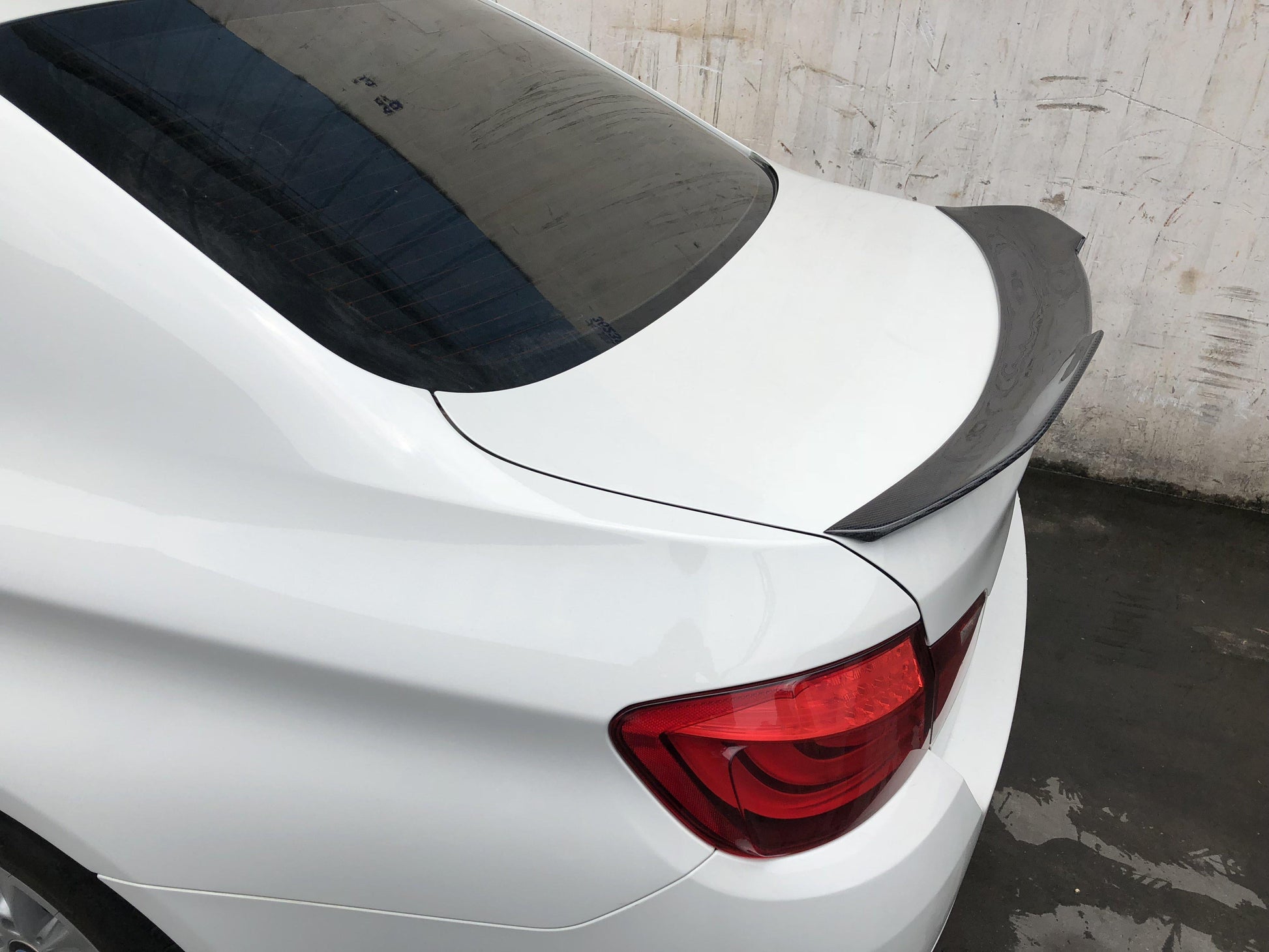 BMW 5 Series F10 inc M5 Carbon Fibre Boot Spoiler PSM Style 10-17 by Carbon Factory-Carbon Factory