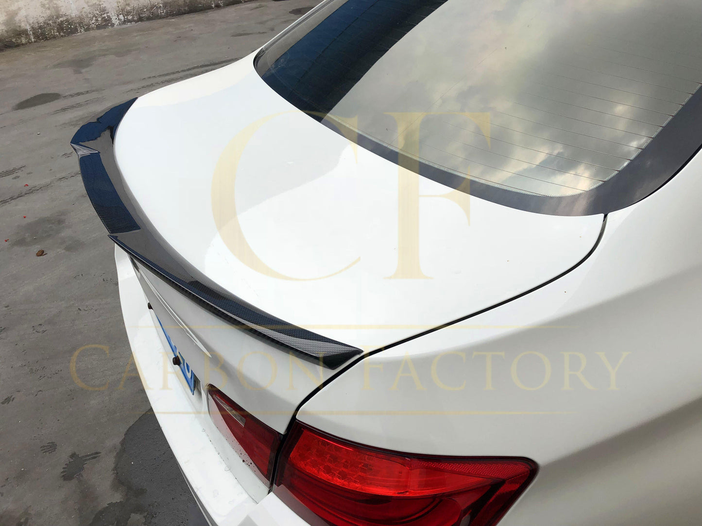 BMW 5 Series F10 inc M5 Carbon Fibre Boot Spoiler V Style 10-17-Carbon Factory