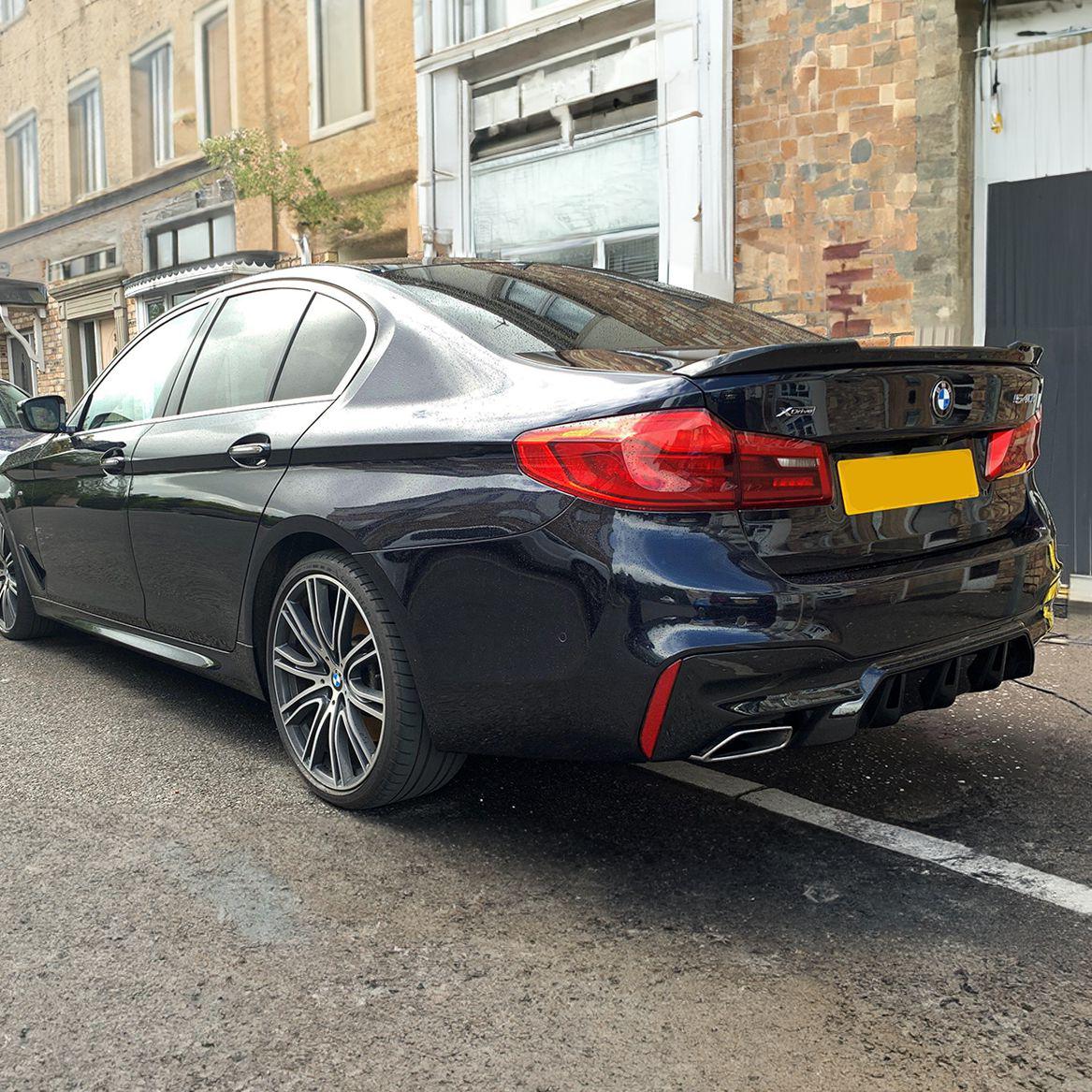 BMW 5 Series G30 F90 M5 CS Style Pre-Preg Carbon Fibre Boot Spoiler 17-23 by Carbon Factory-Carbon Factory