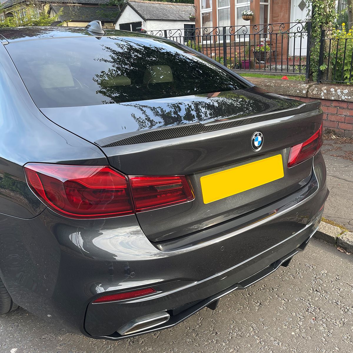 BMW 5 Series G30 F90 M5 CS Style Pre-Preg Carbon Fibre Boot Spoiler 17-23 by Carbon Factory-Carbon Factory