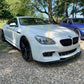 BMW 6 Series F06 F12 F13 M Sport V Style Gloss Black Front Splitter 11-18-Carbon Factory