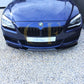 BMW 6 Series F06 F12 F13 M Sport V Style Gloss Black Front Splitter 11-18 by Carbon Factory-Carbon Factory