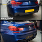 BMW 6 Series F06 F12 F13 M Sport V Style Gloss Black Rear Diffuser 12-17 (Dual Exhaust)-Carbon Factory