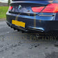 BMW 6 Series F06 F12 F13 M Sport V Style Gloss Black Rear Diffuser 12-17 (Dual Exhaust)-Carbon Factory