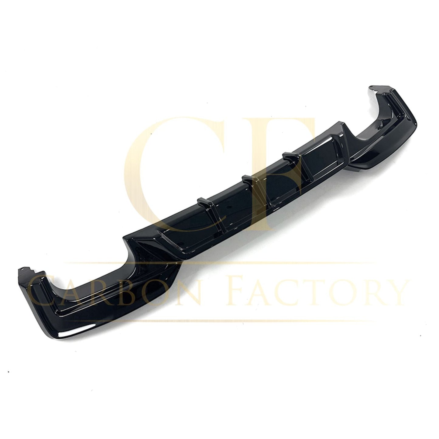 BMW 6 Series F06 F12 F13 M Sport V Style Gloss Black Rear Diffuser 12-17 (Quad Exhaust) by Carbon Factory-Carbon Factory