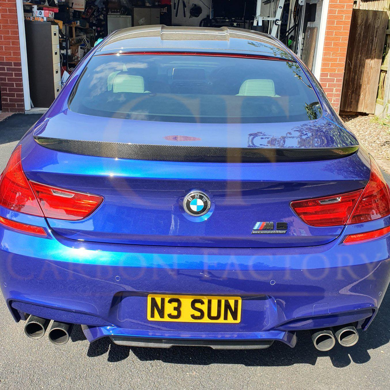 BMW 6 Series F06 F12 F13 inc M6 Carbon Fibre Boot Spoiler MP Style 11-18-Carbon Factory