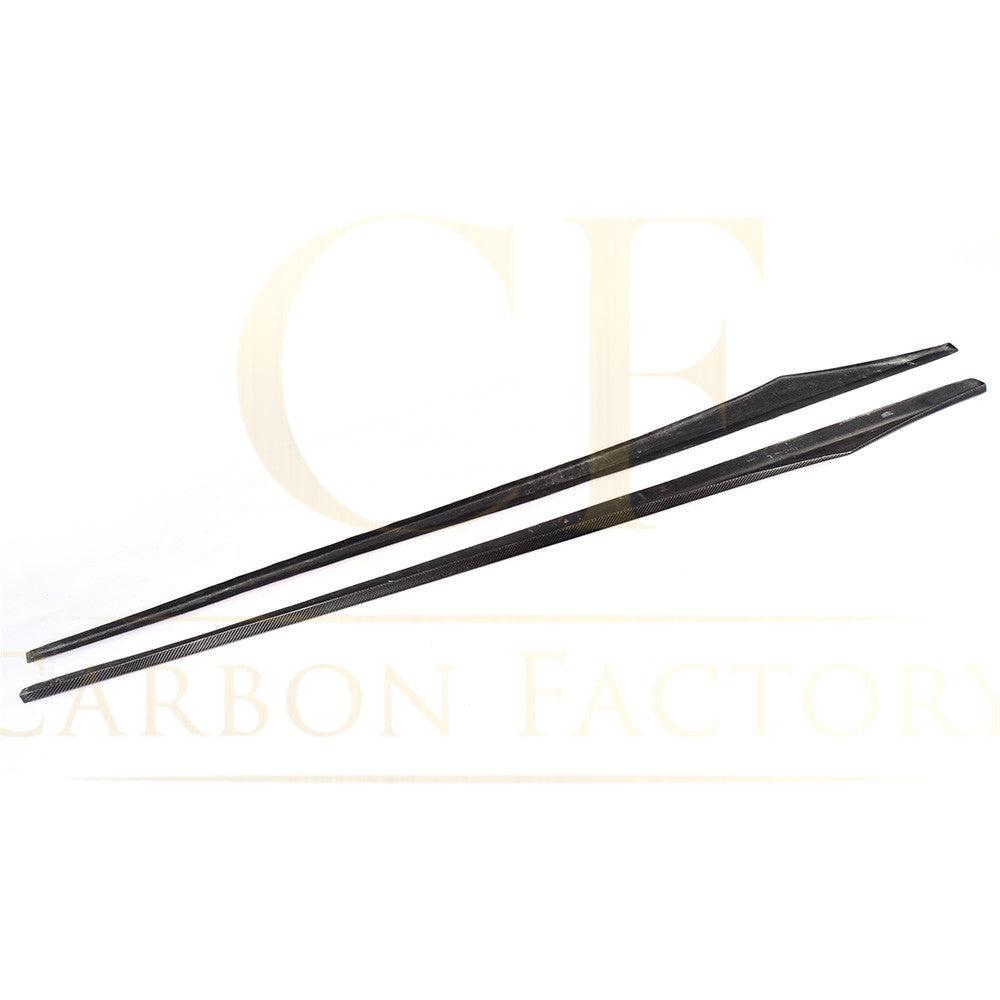 BMW 6 Series F06 inc M6 4 Door V Style Carbon Fibre Side Skirt 11-18-Carbon Factory