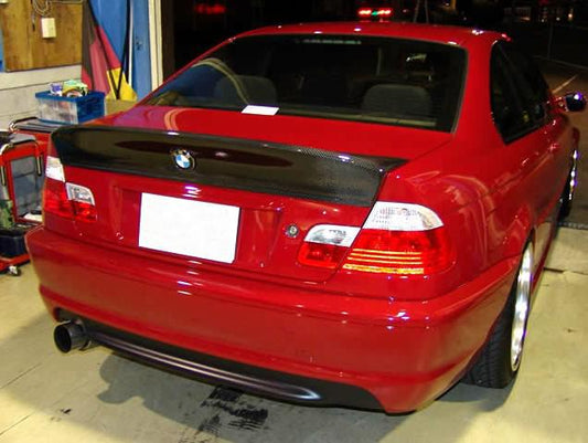 BMW E46 3 Series CS Style Carbon Fibre Boot Spoiler 96-05 by Carbon Factory-Carbon Factory