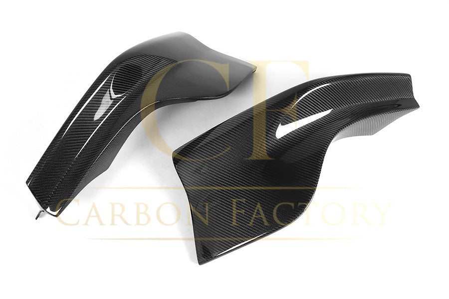 BMW E60 5 series Carbon Fibre Front Bumper Covers 03-10 by Carbon Factory-Carbon Factory