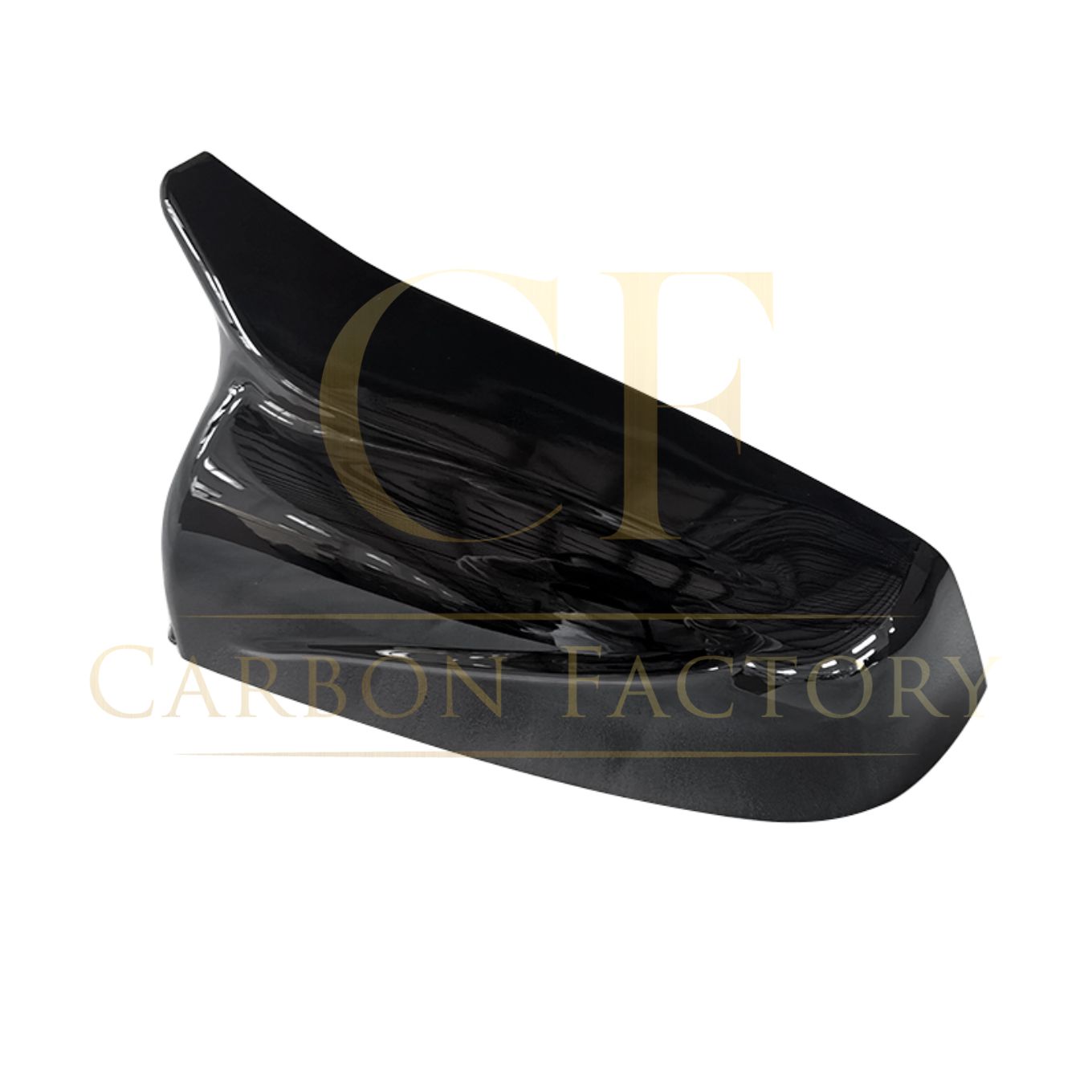 BMW E60 LCI F10 5 Series Pre LCI MP Style Gloss Black Replacement Mirror Covers by Carbon Factory-Carbon Factory