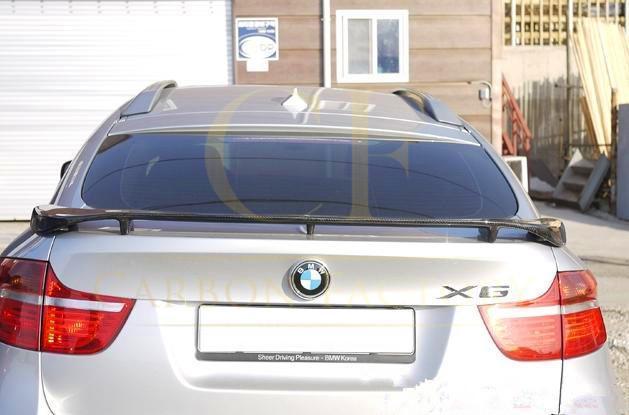 BMW E71 X6 Carbon Fibre Boot Spoiler H Style 09-14 by Carbon Factory-Carbon Factory