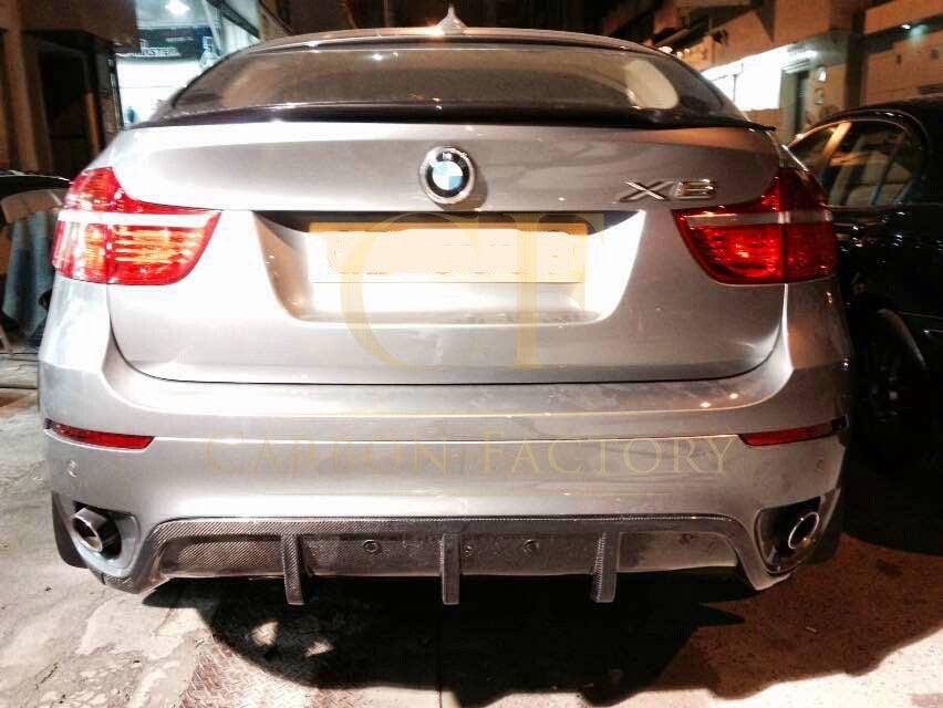 BMW E71 X6 Carbon Fibre Rear Diffuser 09-14 by Carbon Factory-Carbon Factory