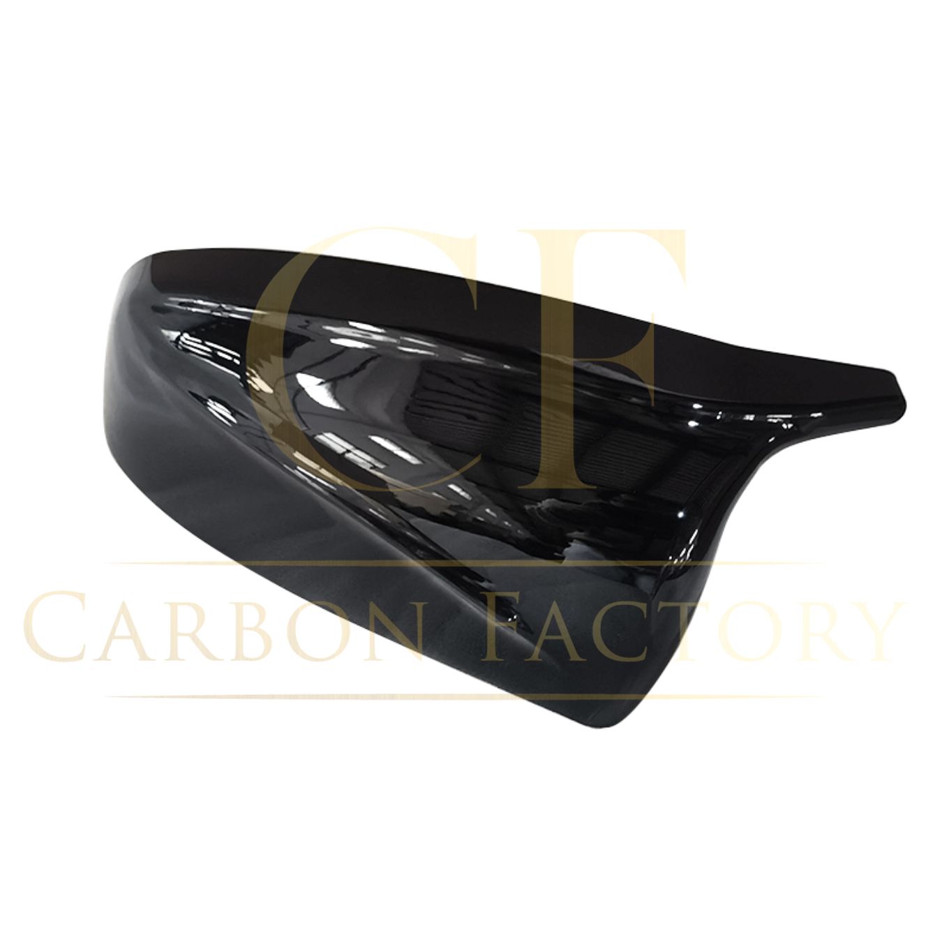 BMW E71 X6 M4 Style Gloss Black Replacement Mirror Covers 08-14 by Carbon Factory-Carbon Factory