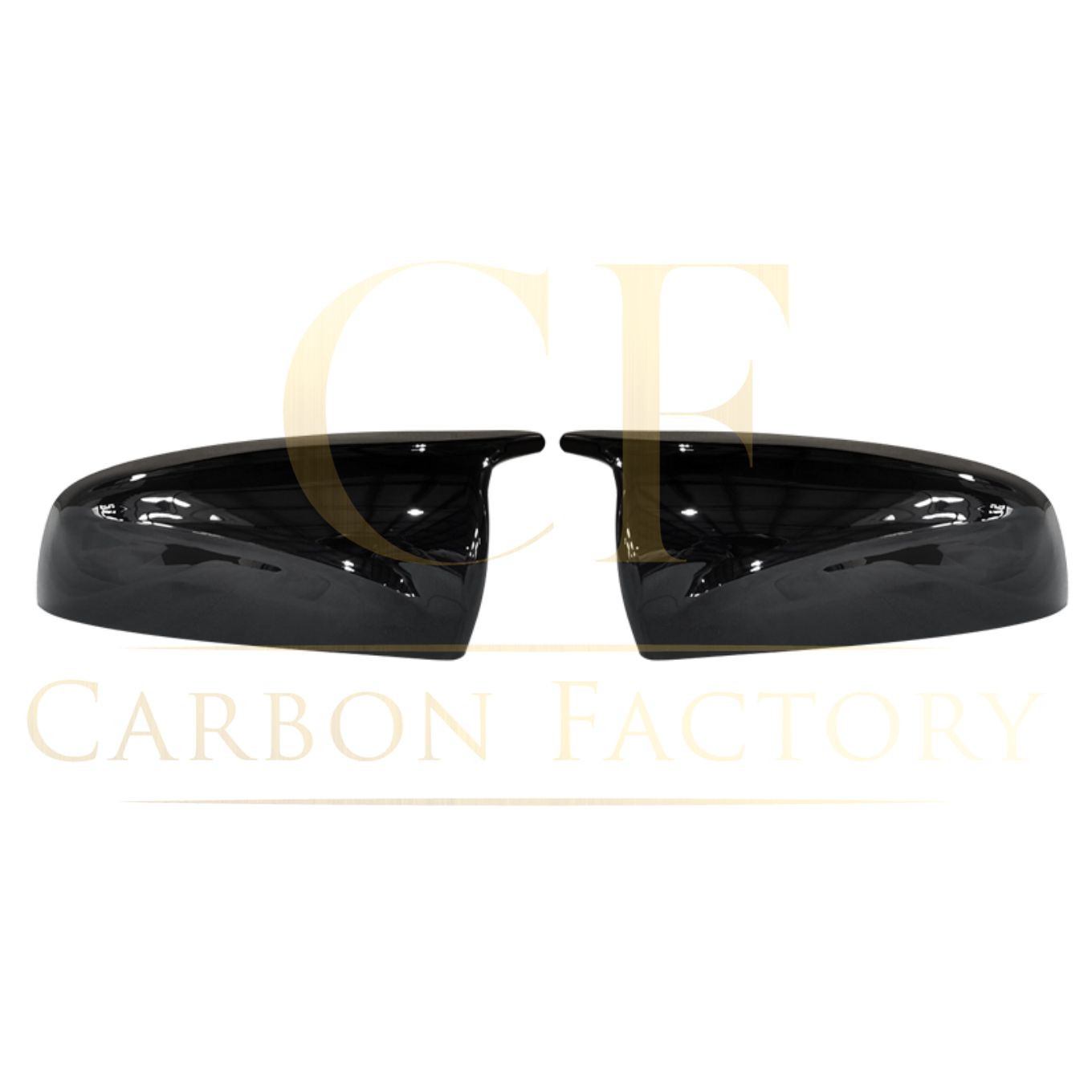 BMW E71 X6 M4 Style Gloss Black Replacement Mirror Covers 08-14 by Carbon Factory-Carbon Factory