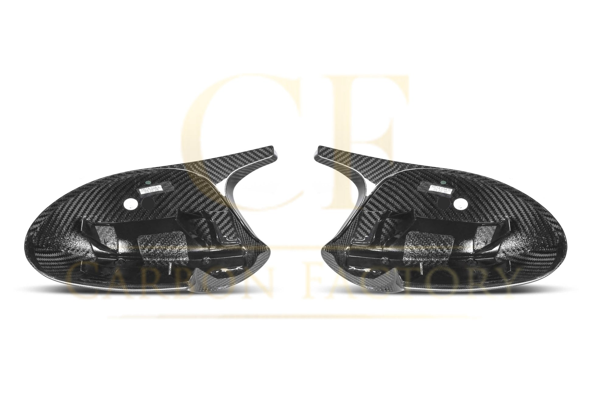 BMW E81 E82 E87 E88 1 Series E90 E92 E93 3 Series Pre-LCI M Style Pre-preg Carbon Fibre Replacement Mirror Covers by Carbon Factory-Carbon Factory