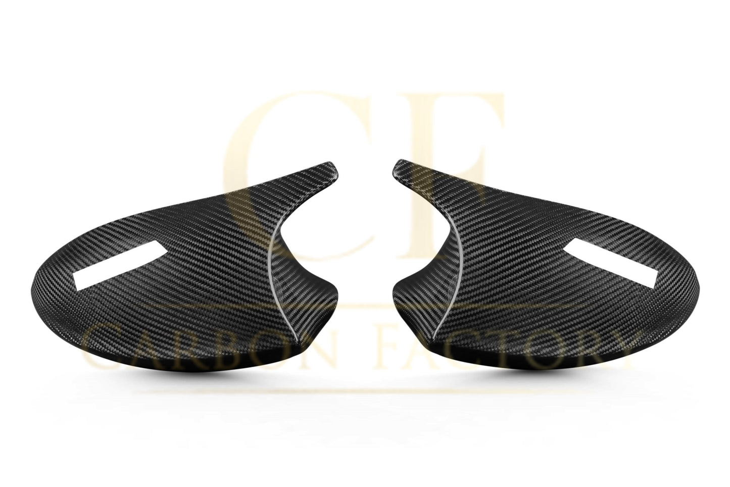 BMW E81 E82 E87 E88 1 Series E90 E92 E93 3 Series Pre-LCI M Style Pre-preg Carbon Fibre Replacement Mirror Covers by Carbon Factory-Carbon Factory