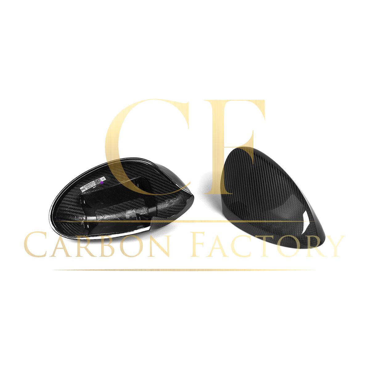 BMW E81 E82 E87 E88 1 Series E90 E92 E93 3 Series Pre-LCI OEM Style Pre-preg Carbon Fibre Replacement Mirror Covers by Carbon Factory-Carbon Factory