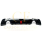 BMW E90 E91 3 Series LED Style Gloss Black Rear Diffuser Dual Exhaust 05-13 by Carbon Factory-Carbon Factory