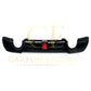 BMW E90 E91 3 Series LED Style Gloss Black Rear Diffuser Dual Exhaust 05-13 by Carbon Factory-Carbon Factory