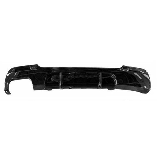 BMW E90 E91 3 Series M Performance Style Gloss Black Rear Diffuser Twin Exhaust 05-13-Carbon Factory