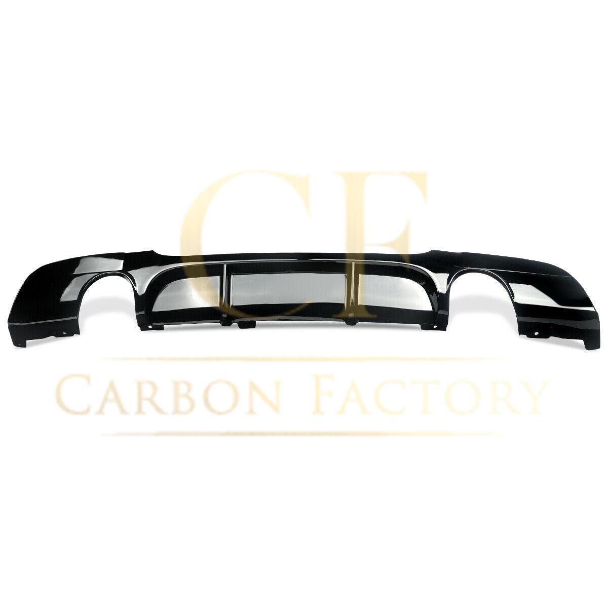 BMW E90 E91 3 Series MP Style Gloss Black Rear Diffuser Dual Exhaust 05-13-Carbon Factory