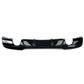 BMW E90 E91 3 Series MP Style Gloss Black Rear Diffuser Dual Exhaust 05-13 by Carbon Factory-Carbon Factory