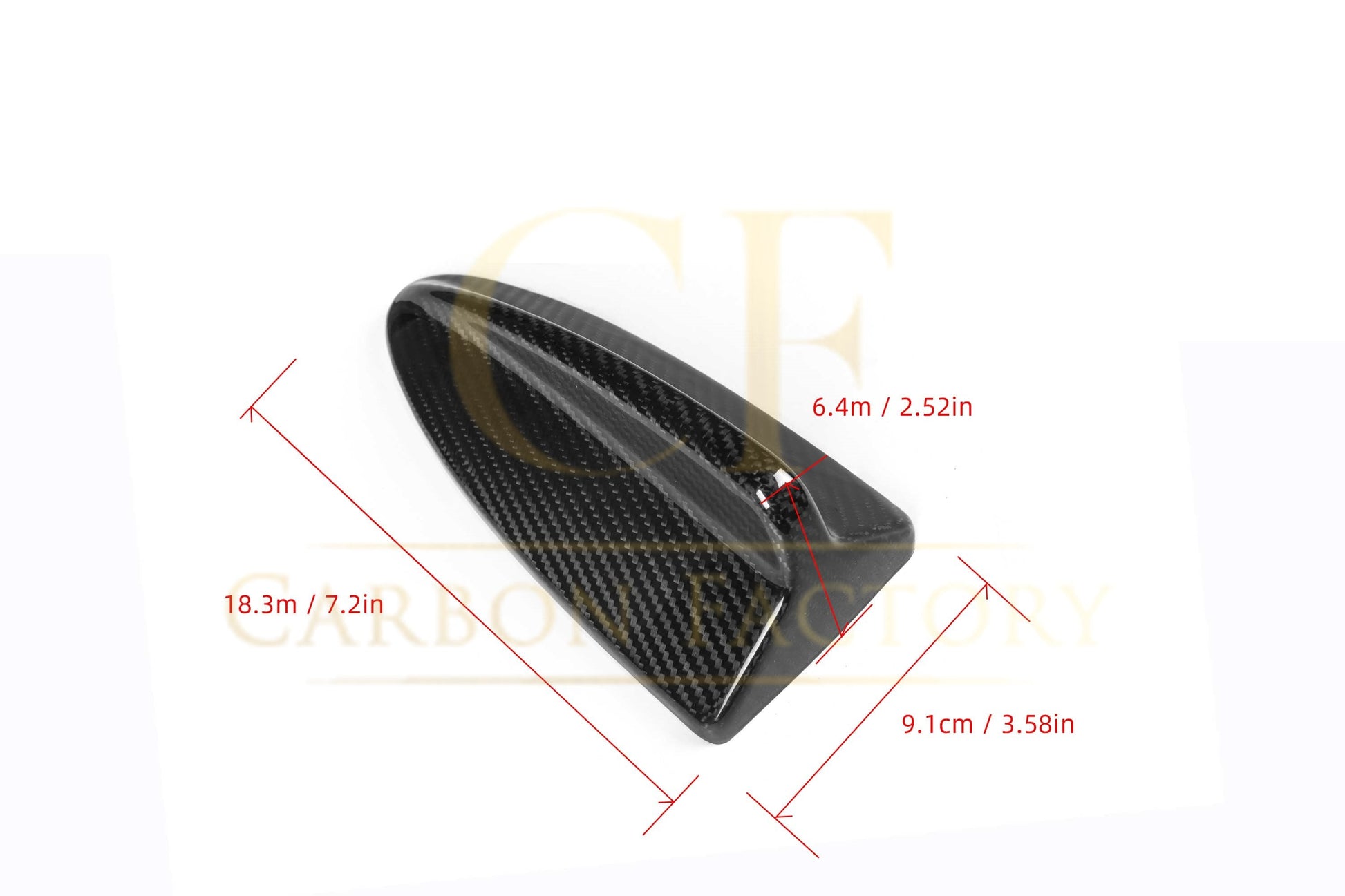 BMW E90 E92 E93 3 Series Pre-Preg Carbon Fibre Shark Fin Antenna Cover 07-13-Carbon Factory