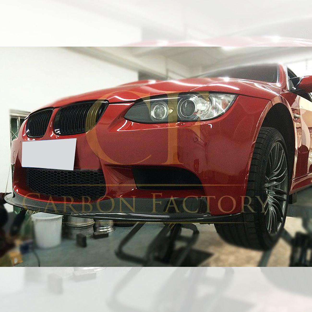 BMW E90 E92 E93 M3 AKR Style Carbon Fibre Front Splitter 07-13 by Carbon Factory-Carbon Factory