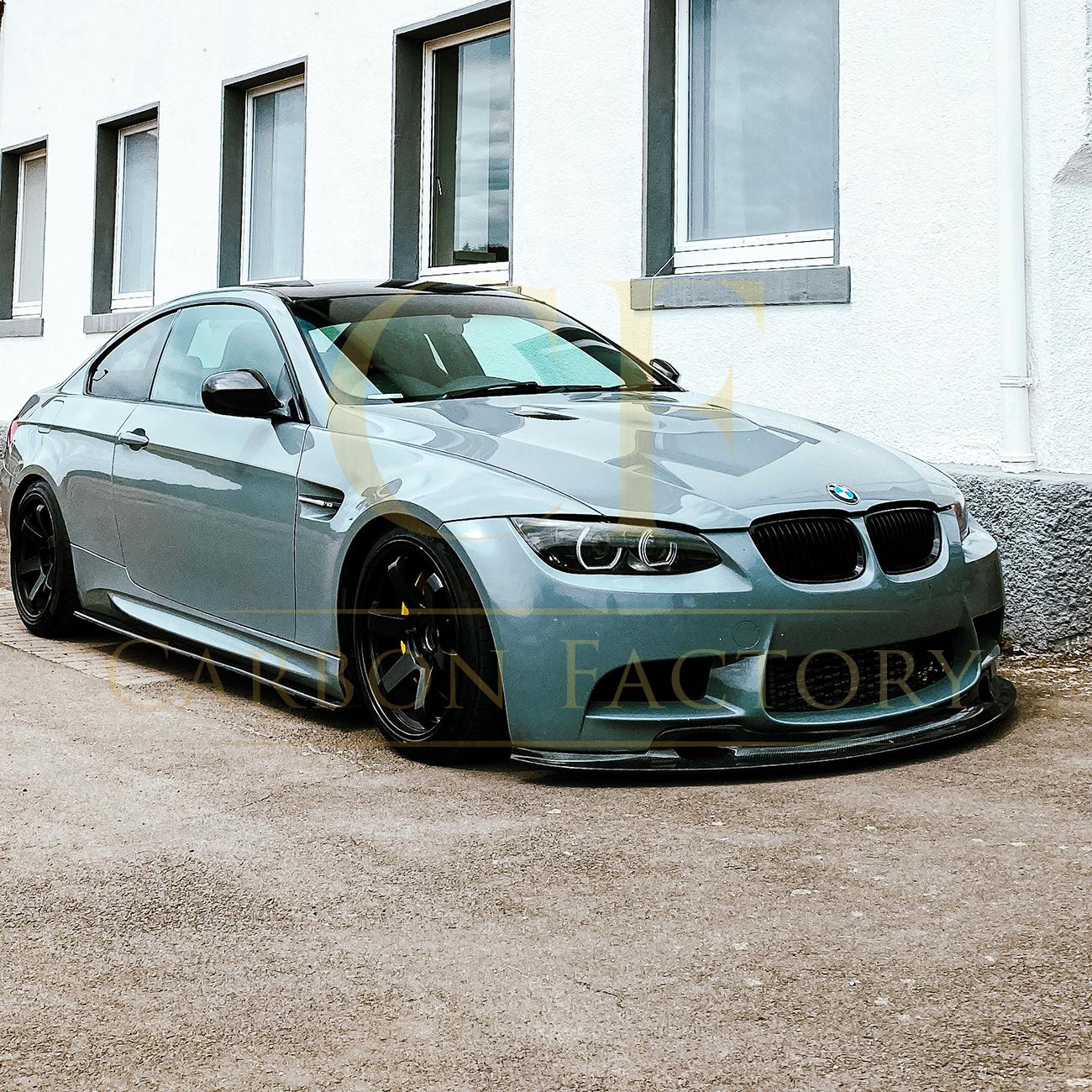 BMW E90 E92 E93 M3 GT4S Style Carbon Fibre Front Splitter 07-13 by Carbon Factory-Carbon Factory