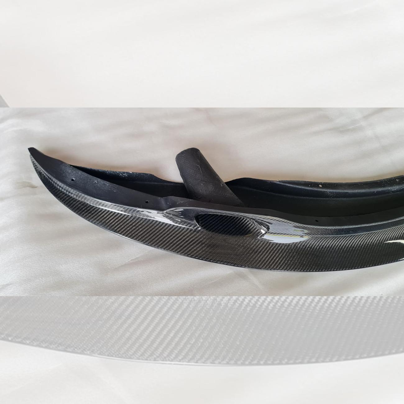 BMW E90 E92 E93 M3 GT4S Style Carbon Fibre Front Splitter 07-13 by Carbon Factory-Carbon Factory