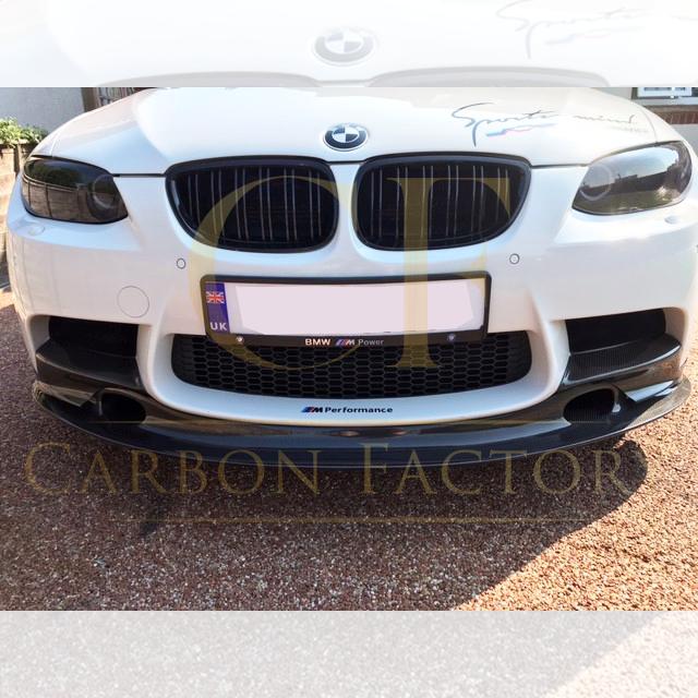 BMW E90 E92 E93 M3 GT4S Style Carbon Fibre Front Splitter 07-13 by Carbon Factory-Carbon Factory