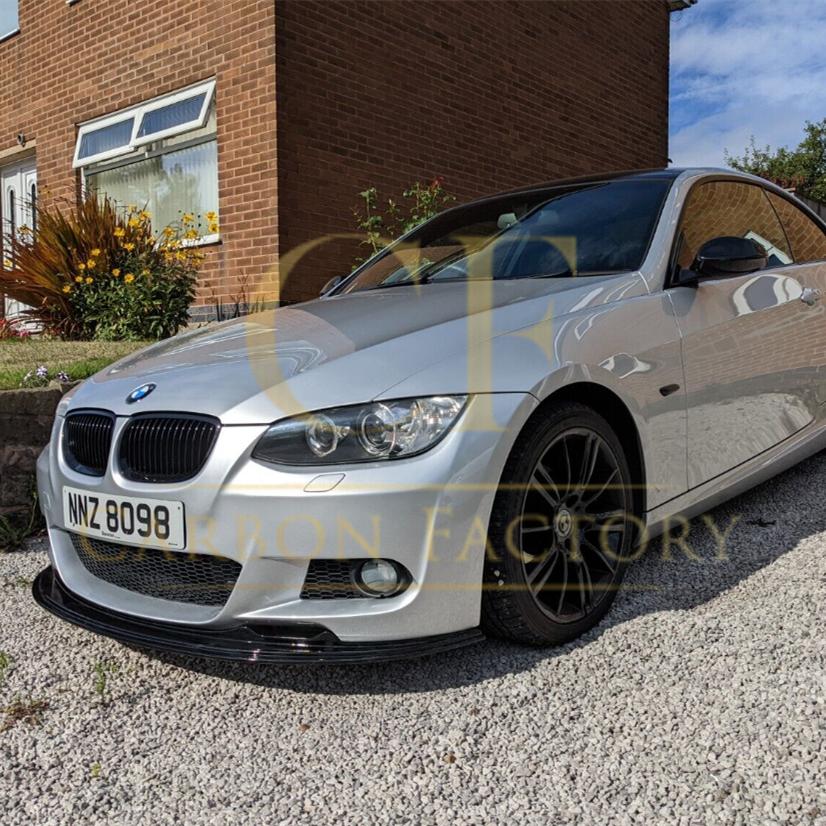 BMW E92 E93 3 Series MP Style Gloss Black Front Splitter 06-09 by Carbon Factory-Carbon Factory