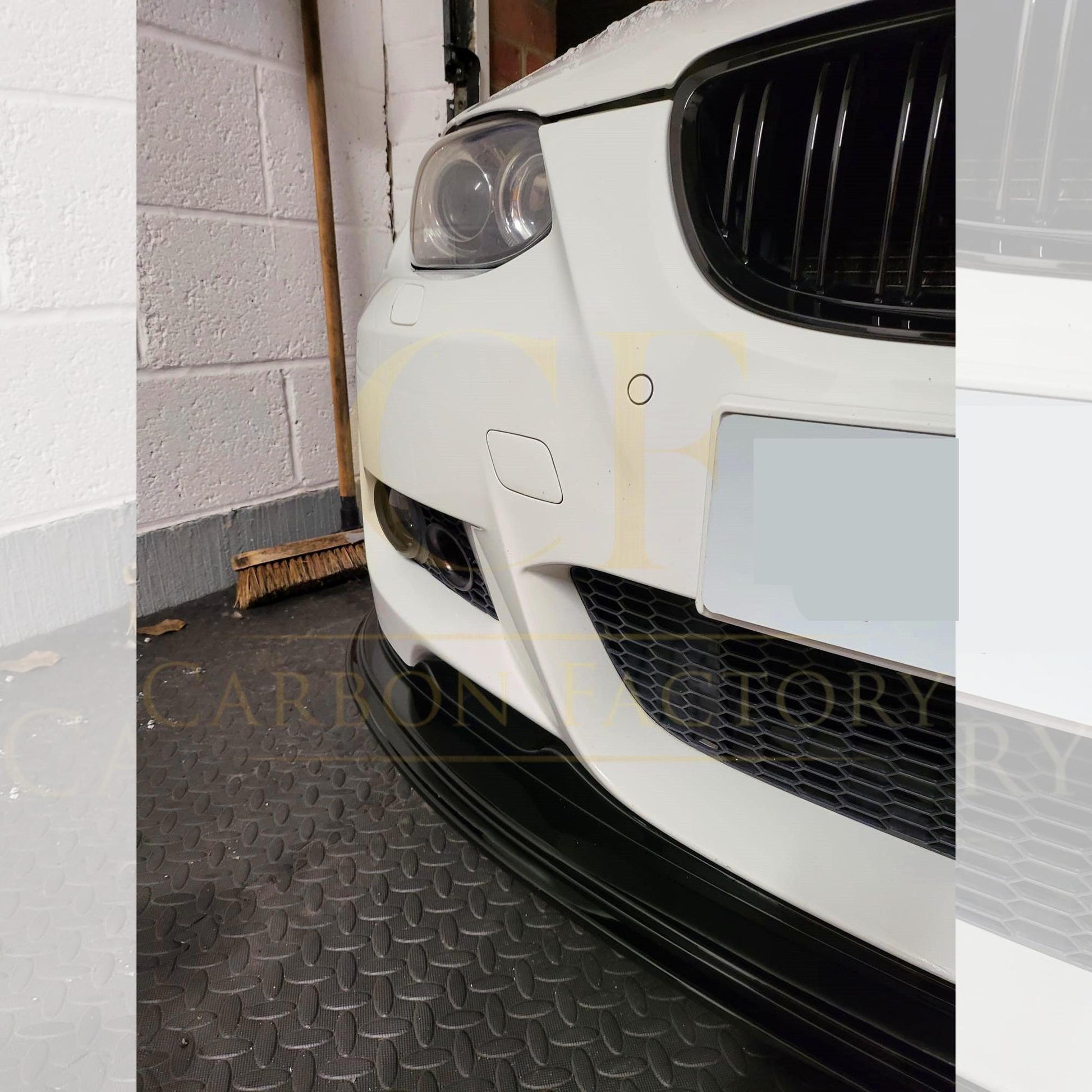 BMW E92 E93 3 Series MP Style Gloss Black Front Splitter 06-09 by Carbon Factory-Carbon Factory