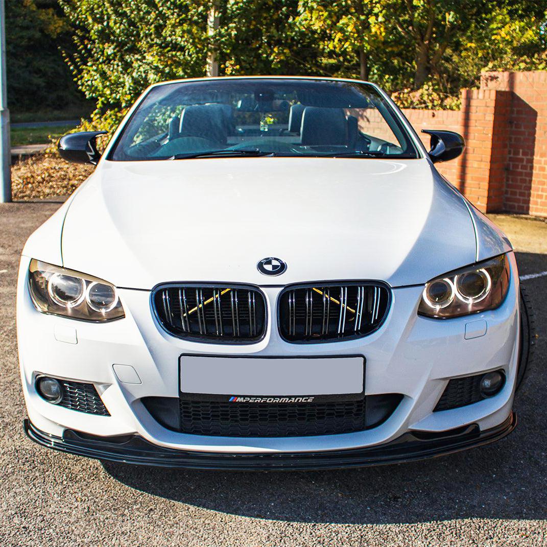 BMW E92 E93 3 Series MP Style Gloss Black Front Splitter 10-13 by Carbon Factory-Carbon Factory