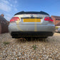 BMW E92 E93 3 Series MP Style Gloss Black Rear Diffuser Twin Exhaust 05-13 by Carbon Factory-Carbon Factory