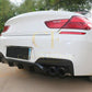 BMW F06 F12 F13 6 Series M Performance Style Carbon Fibre Rear Diffuser 12-16-Carbon Factory