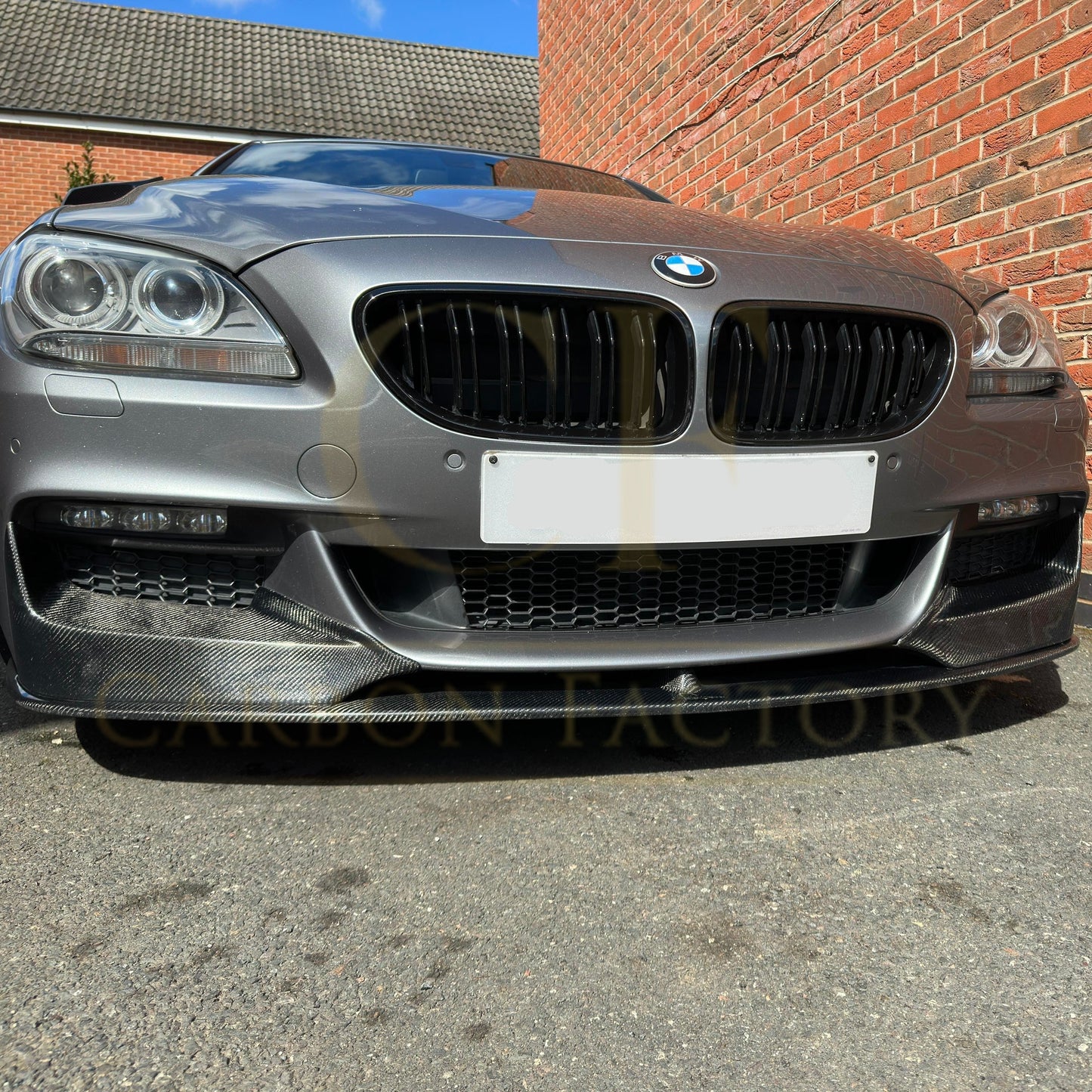 BMW F06 F12 F13 6 Series MP Style Carbon Fibre Front Splitter 11-18-Carbon Factory