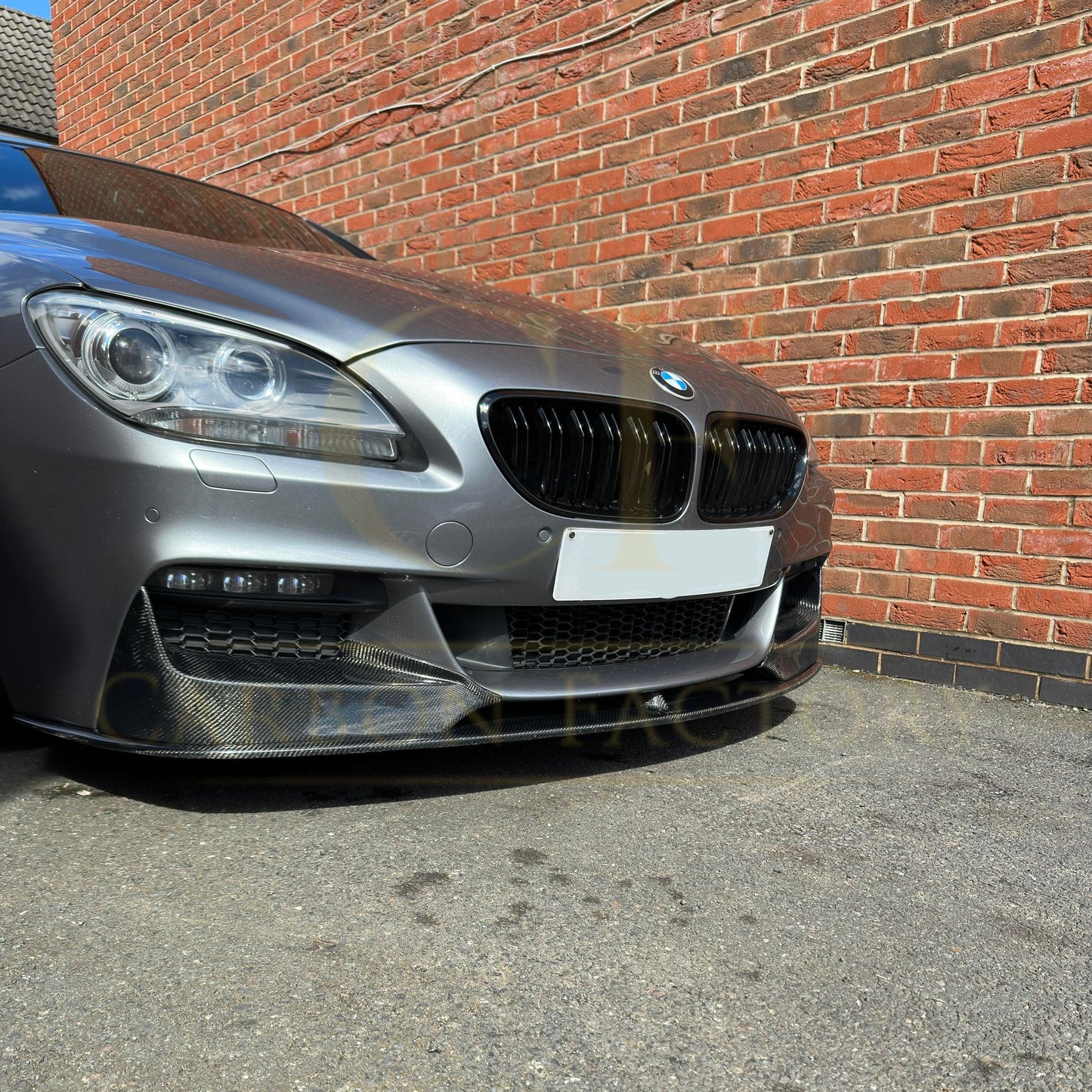 BMW F06 F12 F13 6 Series MP Style Carbon Fibre Front Splitter 11-18-Carbon Factory