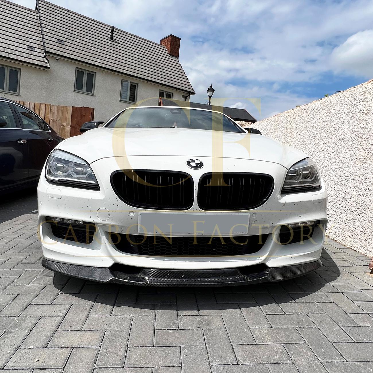 BMW F06 F12 F13 6 Series V Style Carbon Fibre Front Splitter 11-18 by Carbon Factory-Carbon Factory