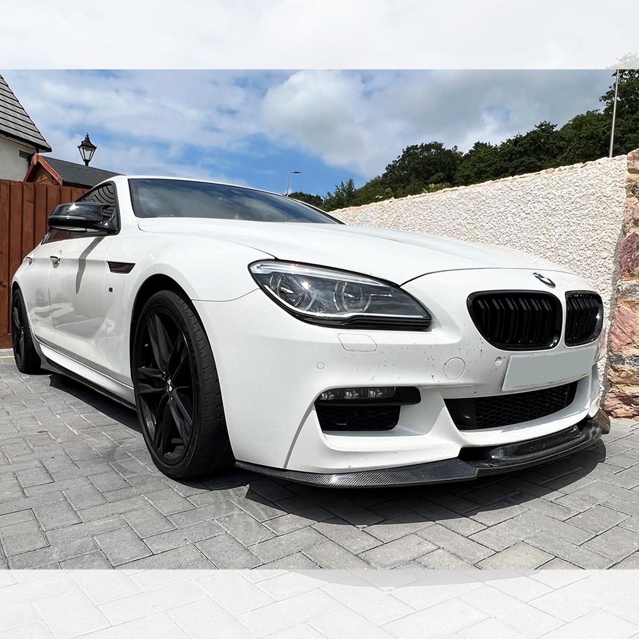 BMW F06 F12 F13 6 Series V Style Carbon Fibre Front Splitter 11-18 by Carbon Factory-Carbon Factory