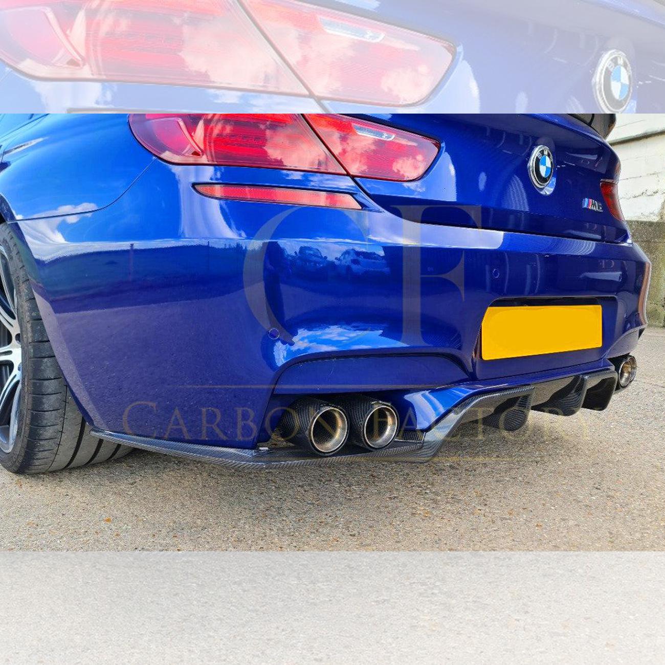 BMW F06 F12 F13 M6 V Style Carbon Fibre Rear Diffuser 11-18 by Carbon Factory-Carbon Factory