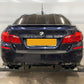 BMW F10 5 Series Gloss Black Competition Rear Diffuser Quad Exhaust 10-17 by Carbon Factory-Carbon Factory