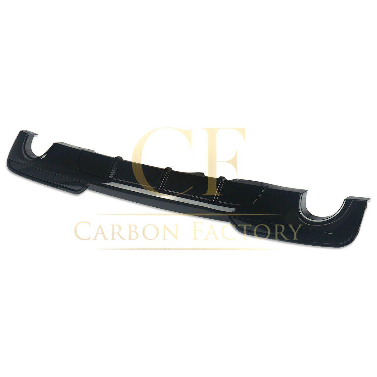 BMW F10 5 Series Gloss Black MP Style Rear Diffuser Dual Exhaust 10-17-Carbon Factory