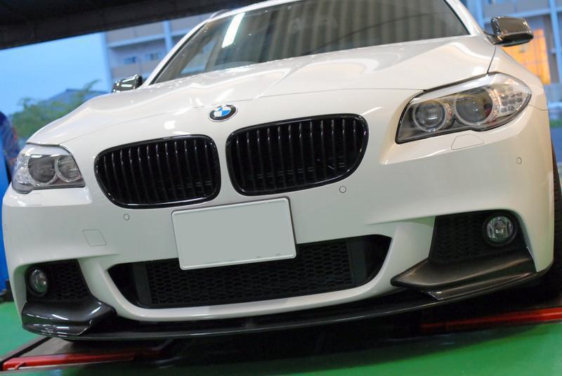 BMW F10 5 Series MP Style Carbon Fibre Front Splitter 10-17 by Carbon Factory-Carbon Factory