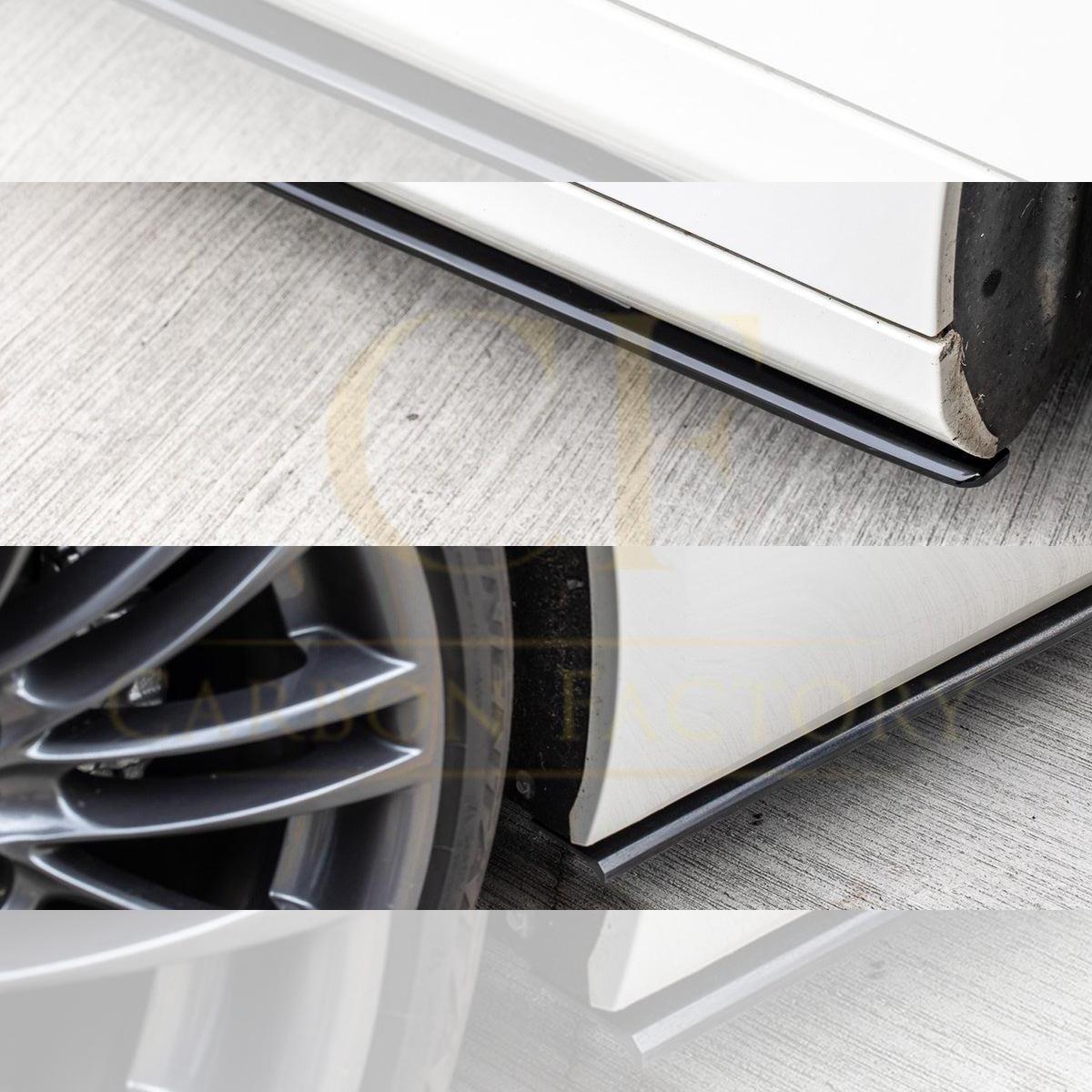 BMW F10 5 Series inc M5 MP Style Gloss Black Side Skirt 10-17-Carbon Factory