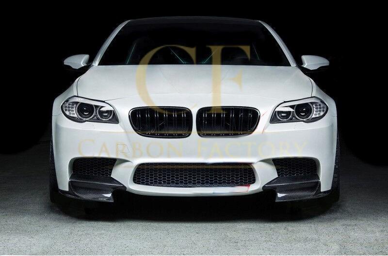 BMW F10 M5 Carbon Fibre Front Splitter Covers 10-17 by Carbon Factory-Carbon Factory